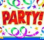 Party Streamers Invitations 8ct
