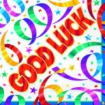 Tableware Party Streamers Good Luck Lunch Napkins
