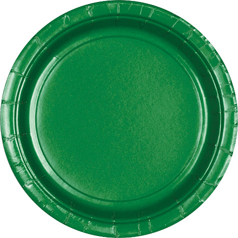 Tableware Green Paper Plates 9″  24ct