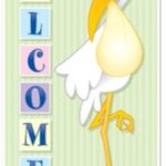 Decor Door or Wall Welcome Baby