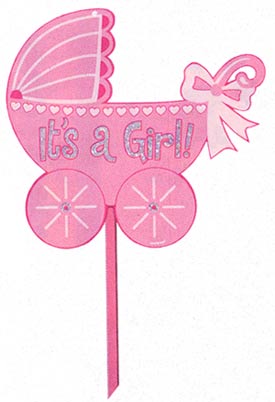 Its A Girl Yard Sign