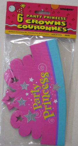 Princess Party Crown 6ct