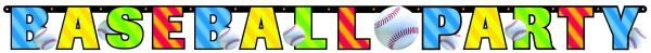 Baseball Letter Banner