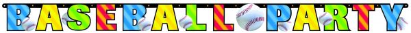 Baseball Letter Banner