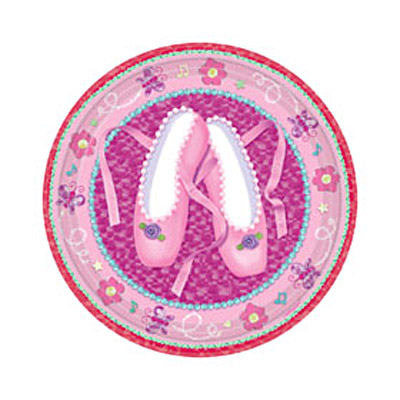 Ballet Twinkle Toes Lunch Plates