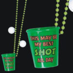 Golf Shot Glass On Beads