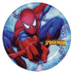 Spiderman Dessert Plates