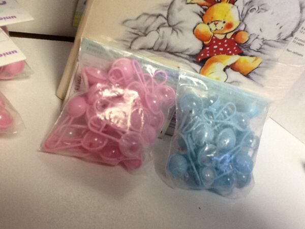 Mini Rattle favor Pink 25ct