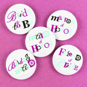 A Bachelorrette  Party Buttons 12ct