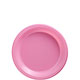 Pink Plastic Dessert Plates