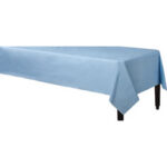 Blue Plastic Table Cover