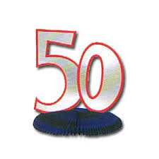 Oh No Big 50 Centerpiece