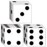 Casino Dice Favor Box 3 ct