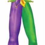 Decor Mardi Gras Figure 6ft