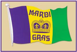 Decor Mardi Gras Cutout