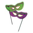 A Mardi Gras Mask Plastic with Dowel