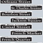 Decor Street Signs 4ct