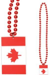 Canada Flag Beads