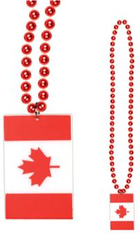 Canada Flag Beads