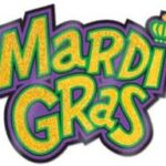 Decor Mardi Gras Sign Glittered
