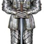 A Cutout Suit Of Armor 6ft