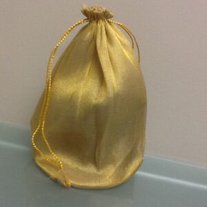Favor Bag Gold With Round Bottom