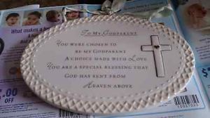 God Parent Ceramic Plaque