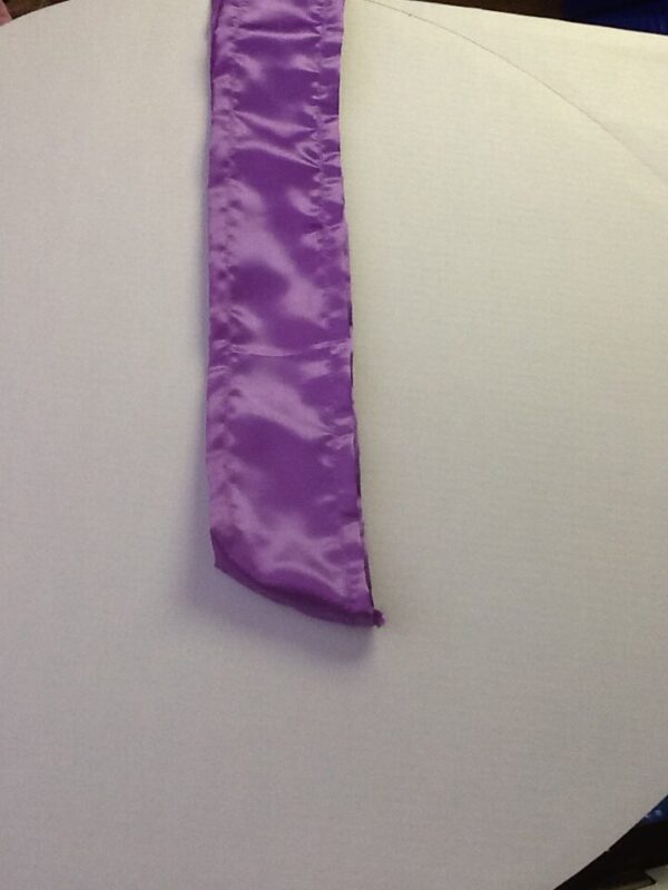 Sash Lavender satin