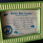 Gift Grandpa Certificate Frame