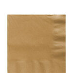 Tableware Gold Lunch Napkins 50ct