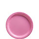 Pink Paper Plates Dessert