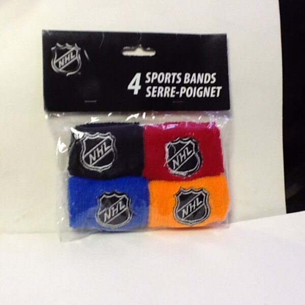 HockeyNHL Wrist Band 4ct