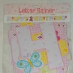 1st Birthday Hug & Stitches Letter Banner