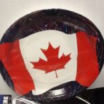 Canada Flag Celebrate Plates