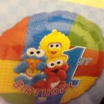Birthday 1st Birthday Balloon Sesame street