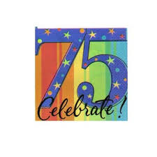 A Year 75 Celebrate Napkins
