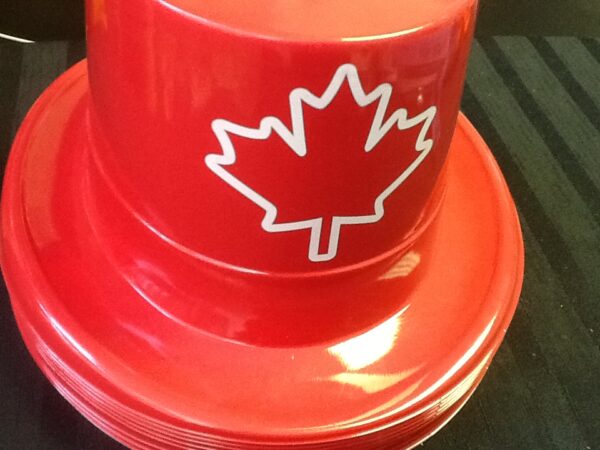 Canada Day Top Hat Plastic