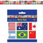 A International Flags Party tape