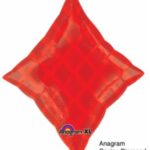 Balloon Casino Red Diamond 23x19in