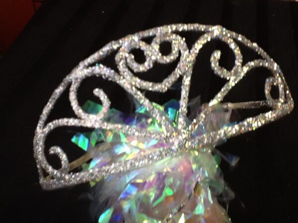 British Queen Tiara sparkle silver