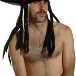 Pirate hat with dreadlocks
