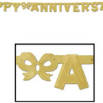 Annivesary Banner Gold