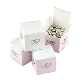 Favor Box Linked At Heart 25ct