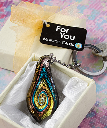 Favor Keychain Murano glass