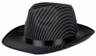 Gangster Hat Pin Stripe