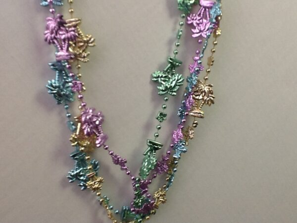 Luau Beads with Palm tree 4ct