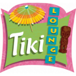 Cutout Luau Tiki Lounge Sign