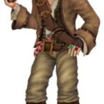 Pirate Captain Cutout 6Feet