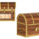 Pirate treasure treat boxes 4ct