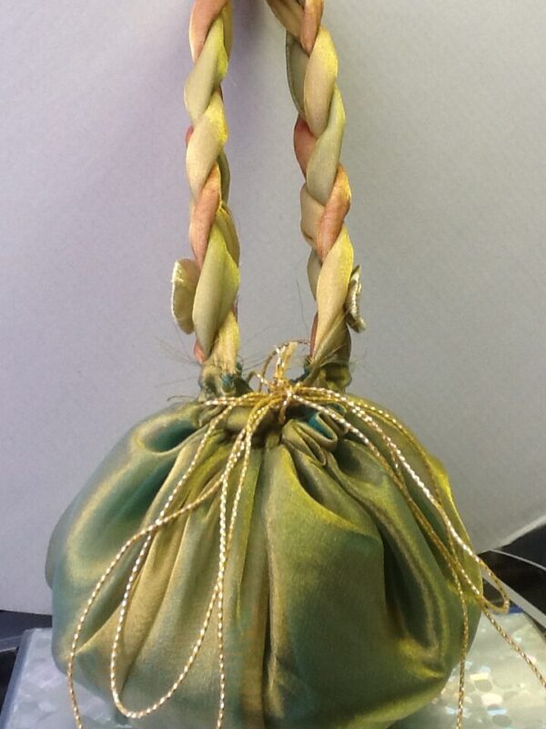 Flower Basket Tissue Green